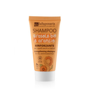 Travel size shampoo girasole bio arancio